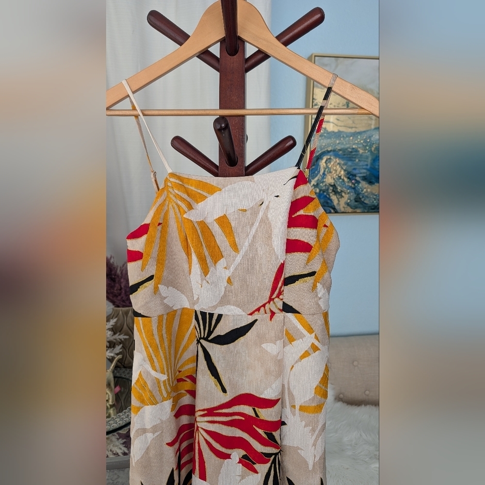 NWOT Rachel Zoe Tropical Print Maxi Dress Size S. - Picture 9 of 16